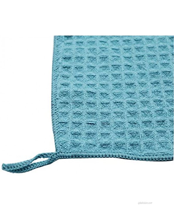 Kitchen Dish Cloths Rags Soft Quick Drying Dish Towels Clothes for Washing Set 6 Pack 12 in x 12 in Blue 6