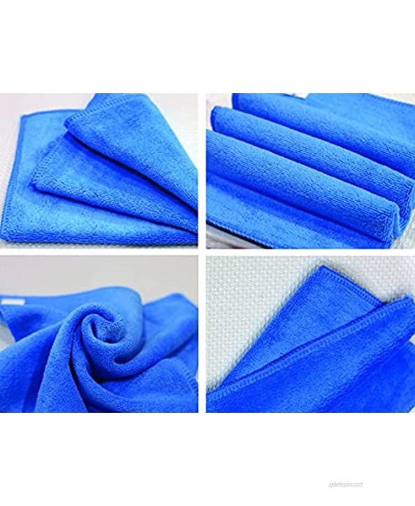 LETIPI Micro Fiber Cloth Cleaning,Soft Lint Free and Super Absorbent Microfiber Cloth for Cars,Kitchen,Window,Household Rags for Cleaning 12 Pack 12in×12in