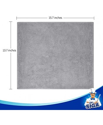 MR.SIGA Microfiber Cleaning Cloth Pack of 6 Size: 13.8" x 15.7"