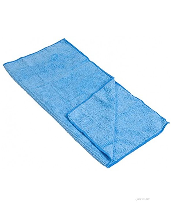 Quickie General Purpose Microfiber Cleaning Cloth Reusable 24 Pack 49024RM Blue