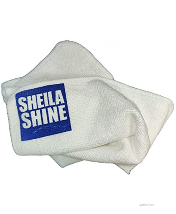 Sheila Shine Cloth for Stainless Steel | Cleans & Polishes at The Same Time | Microfiber Cleaning Cloth | Achieve a More Brilliant Shine | 12 x 12 inches