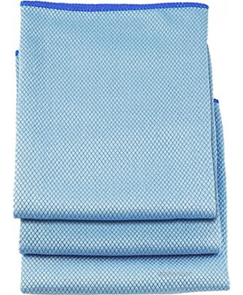 Unger Professional Large Professional-Grade Microfiber Towels 18" x 18" 3 Pack