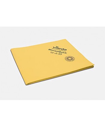 Vileda Professional Microfiber Cloth MicronQuick Yellow 5 Pack