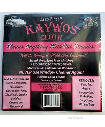 Zezo Fiber Miracle Cleaning and Polishing Cloth By Kaywos 5