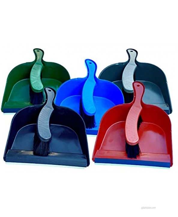 Always23 Dustpan with Brush Lightweight 2 Pack Dustpan and Brush Set for Home Kitchen Floor,