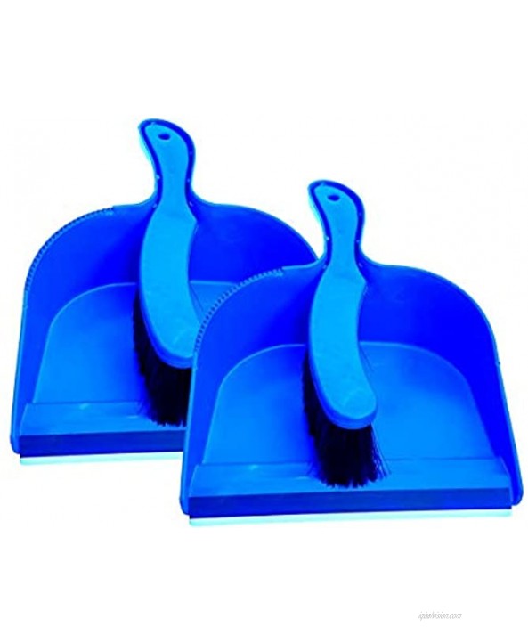 Always23 Dustpan with Brush Lightweight 2 Pack Dustpan and Brush Set for Home Kitchen Floor,