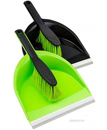 Broom and dust pan Set Dust Brush and Dust pan Set Hand Brush Hand Broom Broom and Dustpan Set Pack of 2