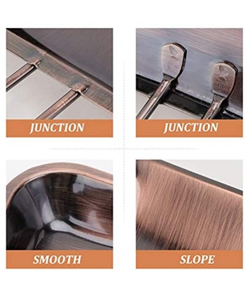 Cabilock Stainless Steel Dustpan Metal Dust Pan Stainless Steel Dustpan Metal Dust Pan Decorative Dustpan for Household Cleaning Supply Cleaning Sweeping Kitchen Bronze
