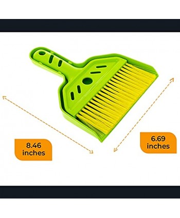 Compact Dust Pans and Brushes Dustpan and Brush with Handle Plastic Brush and Pan