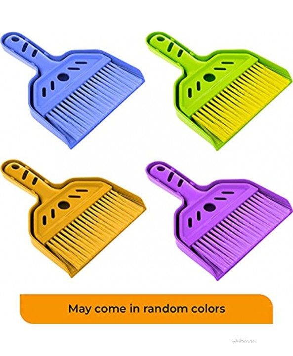 Compact Dust Pans and Brushes Dustpan and Brush with Handle Plastic Brush and Pan
