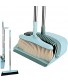 Holulo Broom and Dustpan Set with Floor Squeegees Combination 3in1 for Room Office Lobby Clean ,Porch Sweeping Outside Sweeping Broom&Dustpan&Squeegees 3in1 Clean Tool Unity