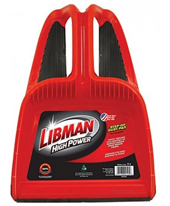 Libman 2125 Step-On Dust Pan with Molded Cleaning Teeth