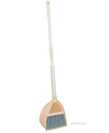 Xifando Mini Broom with Dustpan for Kids,Little Housekeeping Helper Set Pinkish Extended Sized