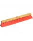 Carlisle 3610221824 Flo-Pac Juno Style Hardwood Block Sweep Polypropylene Bristles 18" Length Orange Pack of 12