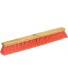 Carlisle 3610222424 Flo-Pac Juno Style Hardwood Block Sweep Polypropylene Bristles 24" Length Orange Case of 12