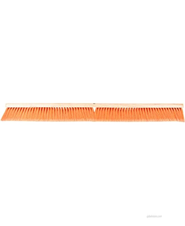 Carlisle 36223624 Flo-Pac Hardwood Block Medium Floor Sweep Polypropylene Bristles 36 Block Size Orange Case of 6