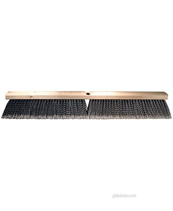 PFERD 89222 Fine Sweeping Broom with Lacquered Hardwood Block 18" Block Length 3" Trim Length