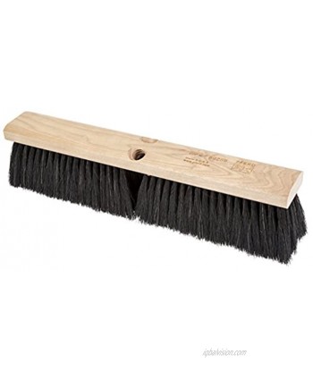 PFERD 89259 Medium Sweeping Broom with Lacquered Hardwood Block 16" Block Length 3" Trim Length
