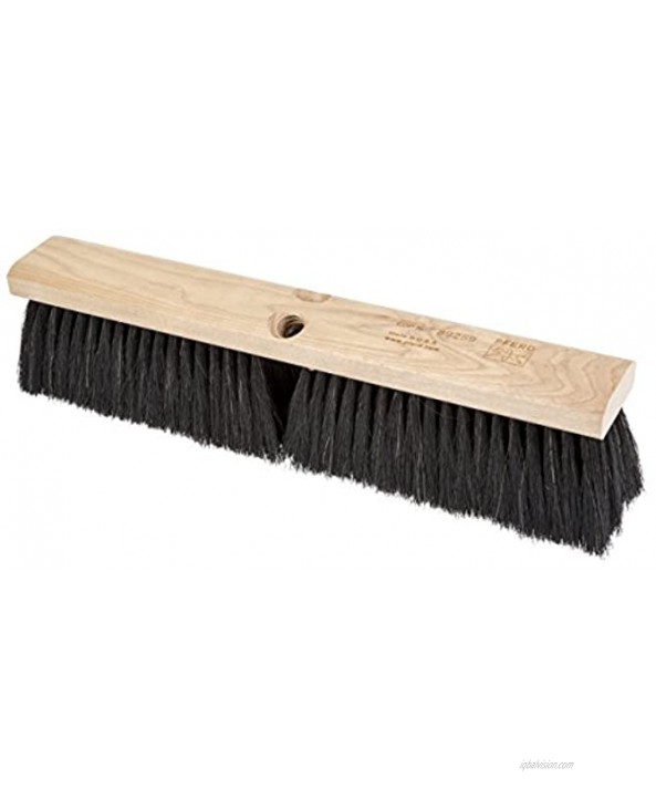 PFERD 89259 Medium Sweeping Broom with Lacquered Hardwood Block 16 Block Length 3 Trim Length