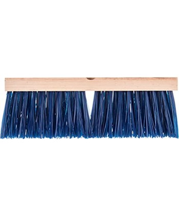 Carlisle 3611401614 Flo-Pac Hardwood Block Floor Sweep Heavy Polypropylene Bristles 4-1 2" Bristle Trim 16" Length Blue Pack of 12