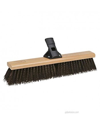 SWOPT Premium Rough Surface Push Broom Head – 18” Push Broom with Rough Surface Bristles for Driveways Sidewalks Patios and More – Interchangeable