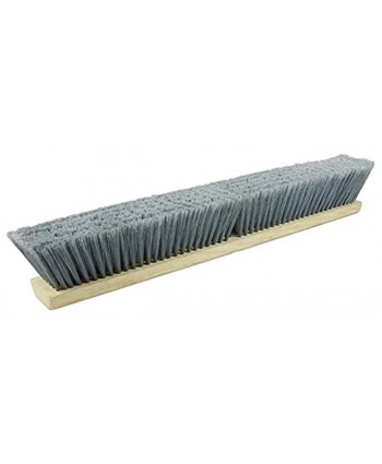 Weiler 42042 24" Fine Sweep Floor Brush Flagged Silver Polystyrene Fill