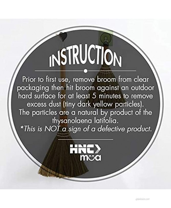 Natural Whisk Sweeping Hand Handle Broom Vietnamese Straw Soft Broom for Cleaning Dustpan Indoor-Outdoor Office Sofa Floor Car Decor Idea 5.9'' Width 11.02 Length
