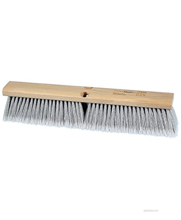 PFERD 89240 Medium Sweeping Broom with Lacquered Hardwood Block 18 Block Length 3 Trim Length