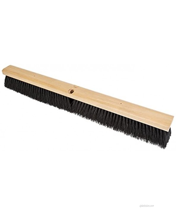 PFERD 89255 Medium Sweeping Broom with Lacquered Hardwood Block 30 Block Length 3 Trim Length