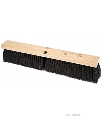 PFERD 89260 Medium Sweeping Broom with Lacquered Hardwood Block 18" Block Length 3" Trim Length