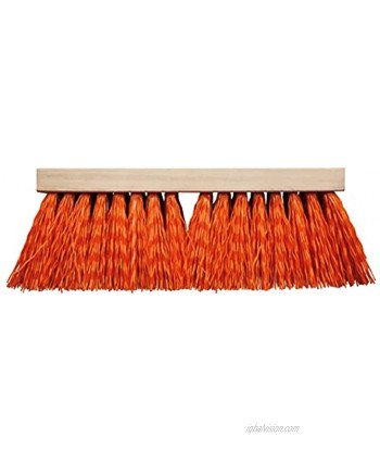 PFERD 89353 Heavy-Duty Street Sweeping Broom with Sanded Hardwood Block 16" Block Length 5" Trim Length